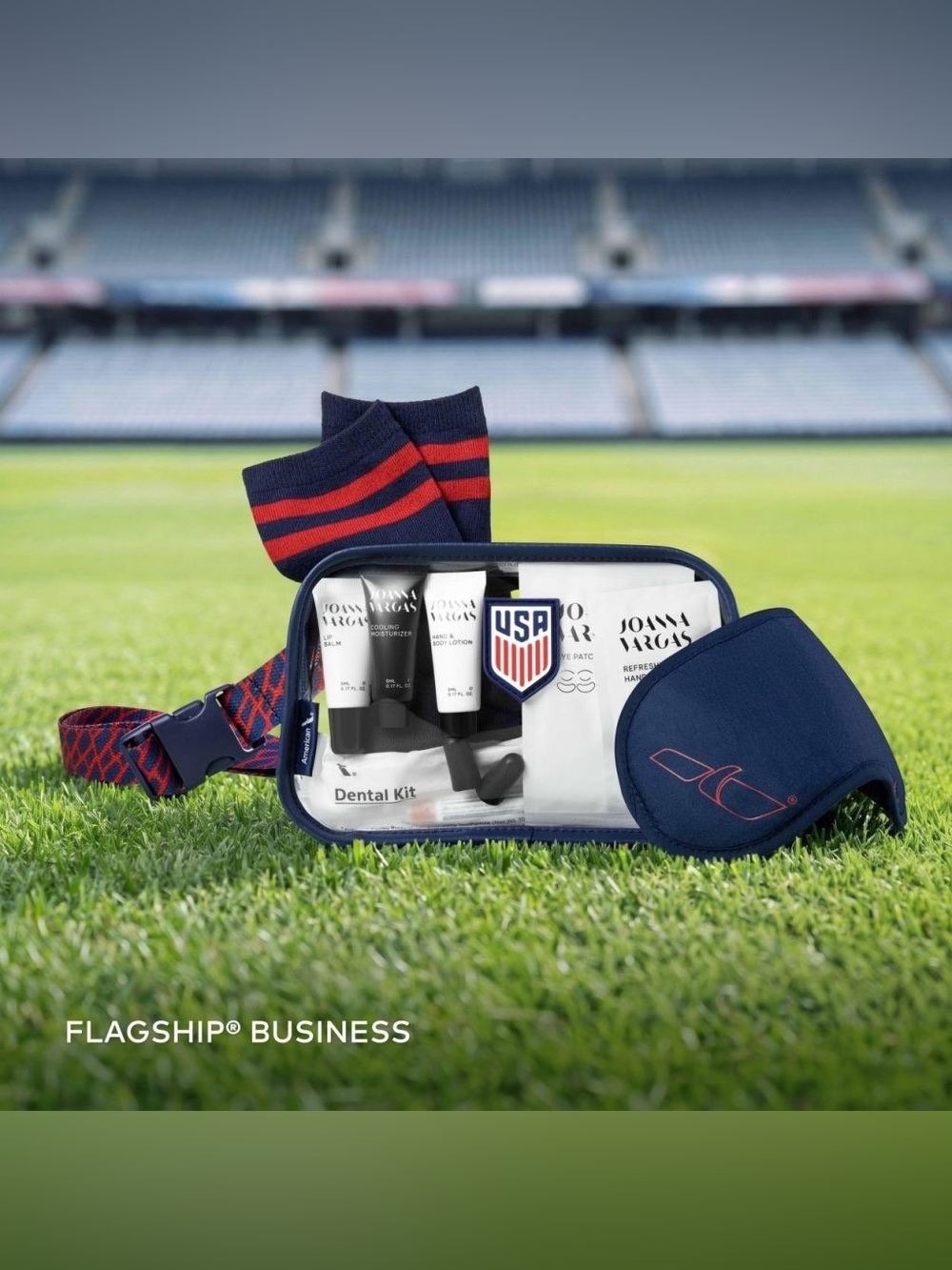 NWT American Airlines x U.S. Soccer Limited Edition Clear Stadium Bag